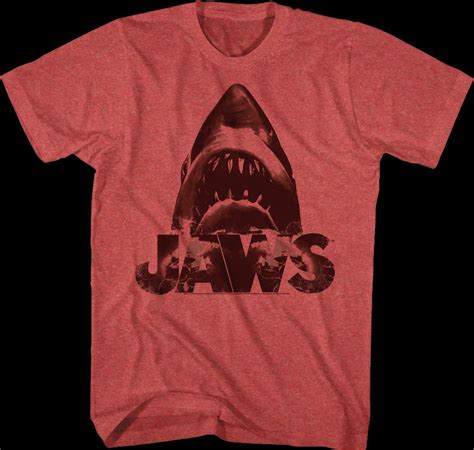 Vintage Red Shark Jaws T Shirt