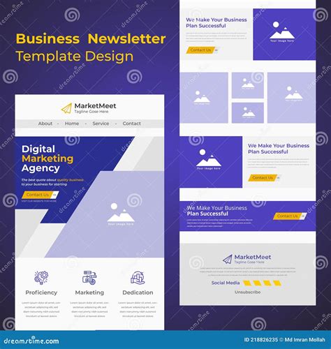 Latest Creative Multipurpose Business B2b Email Newsletter Template