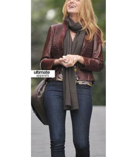 New York I Love You Blake Lively Leather Jacket