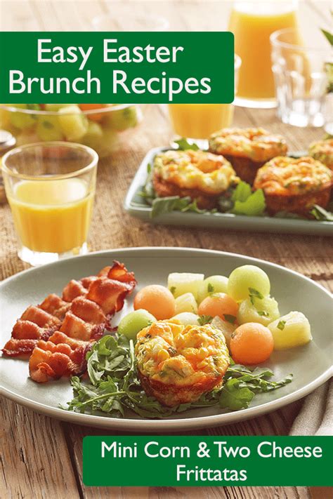 Easy Easter Brunch Recipes Mini Corn And Two Cheese Frittatas Easy