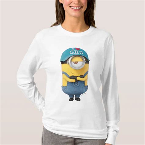 Despicable Me Minion Mel I Love Gru T Shirt Zazzle