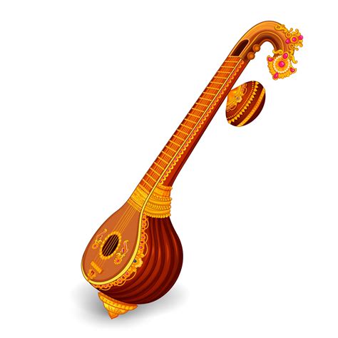 Illustration Of Indian Musical Instrument Used In Hindustani Classical
