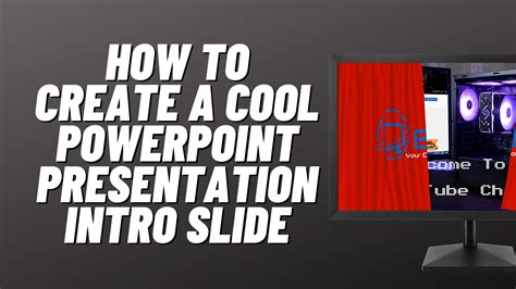 How To Create A Cool Powerpoint Presentation Intro Slide