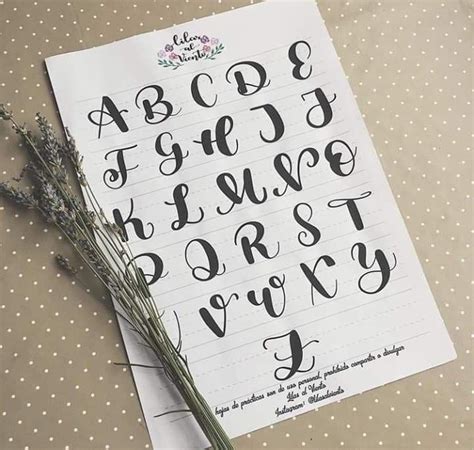 Lettering Mayus Hand Lettering Alphabet Bullet Journal Lettering