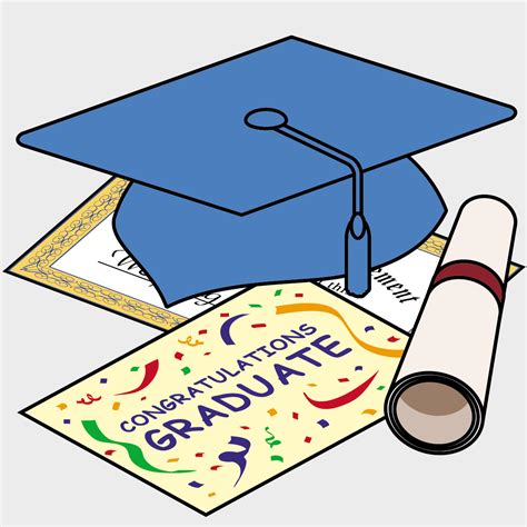 Cap And Gown Clip Art