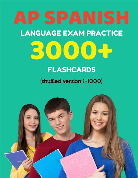 Buy Ap Spanish Language Exam Practice 3000 Flashcards Shuffled