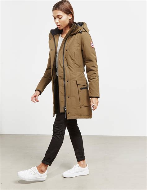 Canada Goose Goose Kinley Parka Padded Jacket Khaki In Natural Lyst