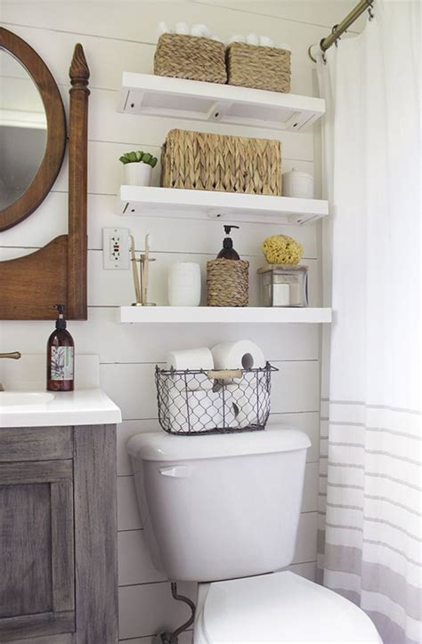 Creative Ways To Store More In A Small Bath Small Bathroom Storage Toilet Storage Bathroom