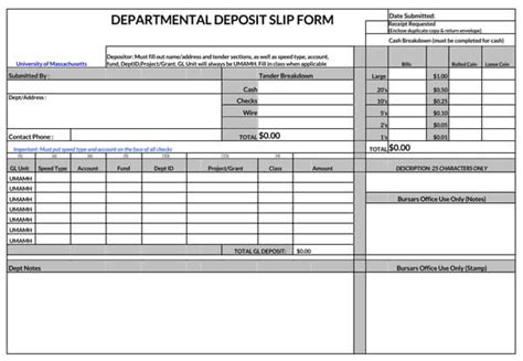 How To Fill Out A Deposit Slip 34 Samples Free Templates