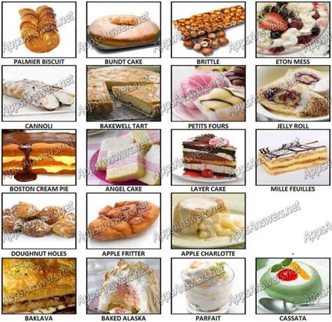 100 pics desserts level 81 100 answers apps answers
