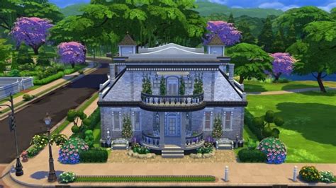 Blueprint Dream House Nocc By Oxanaksims Sims 4 Residential Lots