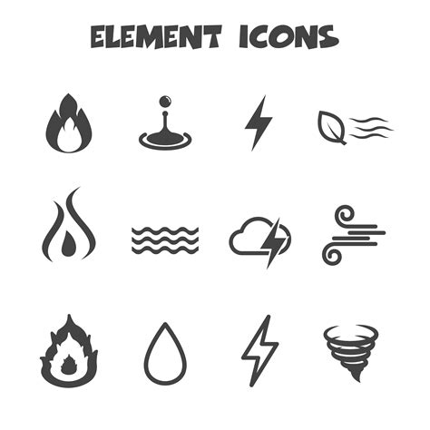 Element Icons Symbol 633437 Vector Art At Vecteezy