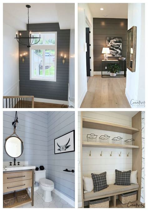 Painted Shiplap Accent Walls In Rich Colors