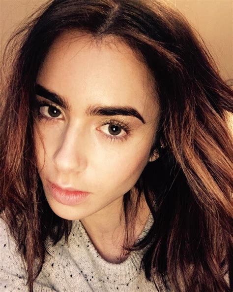Lily Collinss Eyebrows Have A Social Media Account Teen Vogue