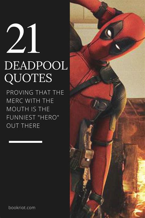 Deadpool Quote About Life Funny Quotes Deadpool Manny Quote When