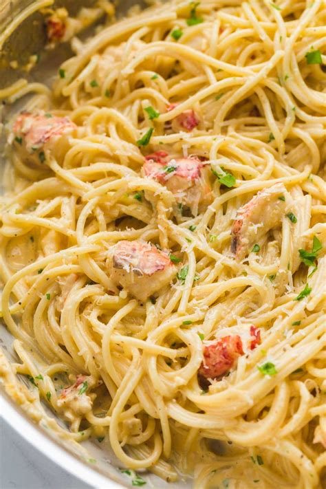 Creamy Lobster Pasta Little Sunny Kitchen Mytaemin