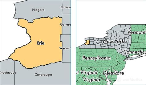 Map Of Erie County Ny Maping Resources