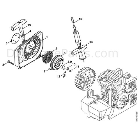 Stihl 029 Chainsaw 029 Parts Diagram Starter