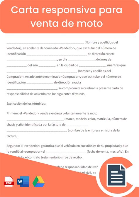 Formato De Carta Responsiva Para Compraventa De Vehículocdnassetnation