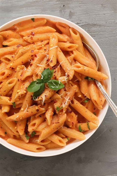 Add about 2 teaspoons of salt. Pasta with Tomato Cream Sauce using InstaPot - Ministry of ...