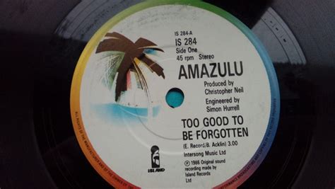 Amazulu - Too Good To Be Forgotten (1986, Vinyl) | Discogs