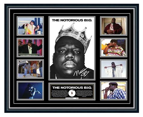 The Notorious Big Biggie Smalls Hypnotise Signed Photo Limited Etsy