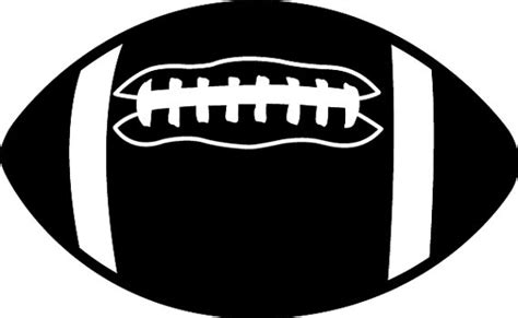 Clip Art Outline Silhouette Football Clip Art Library