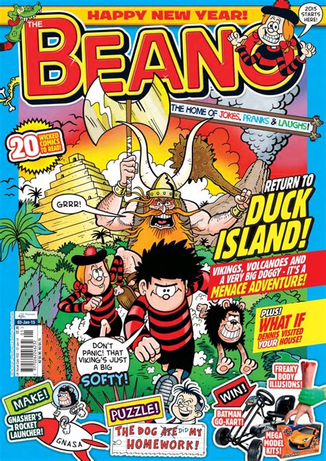 Beano Magazine 3rd January 2015 Back Issue