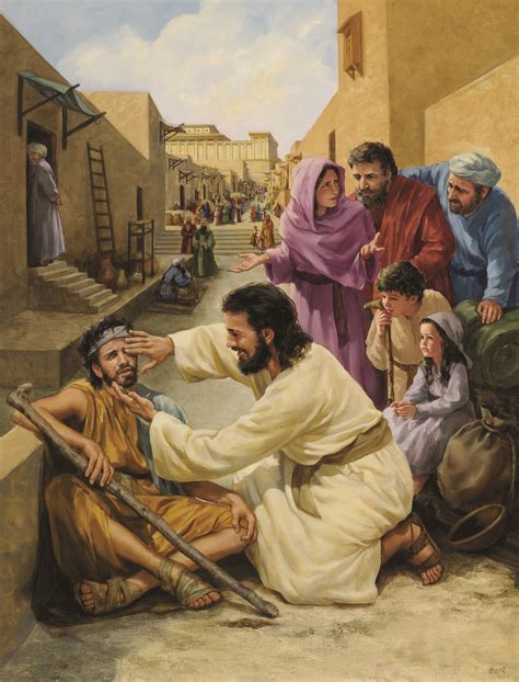 The Bible In Paintings ️ Jesus Heals A Man Born Blind ️
