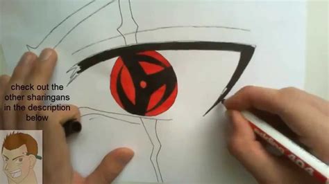 How To Draw Eyes Kakashi Obito Mangekyou Sharingan Color