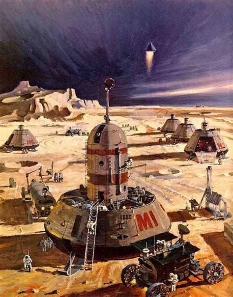 Mars Colony Robert Mccall Sci Fi Art 70s Sci Fi Art Retro Futurism