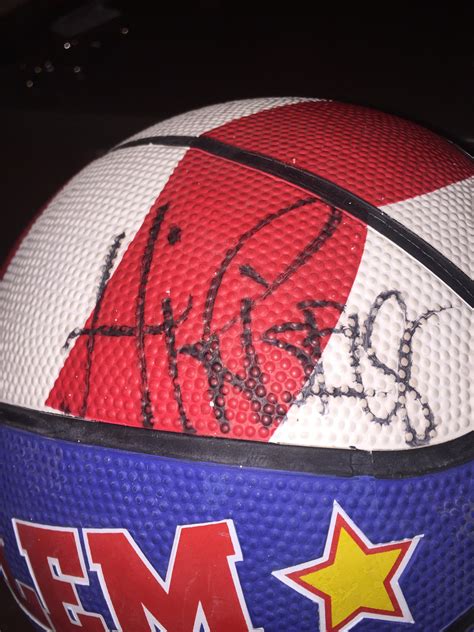 I found this Harlem globetrotters ball and I was wondering if anyone