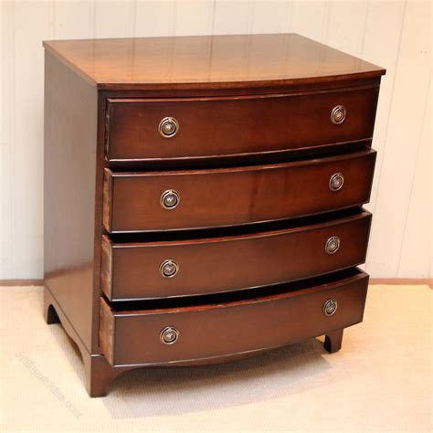 Antiques Atlas Mahogany Bow Front Chest Of Drawers