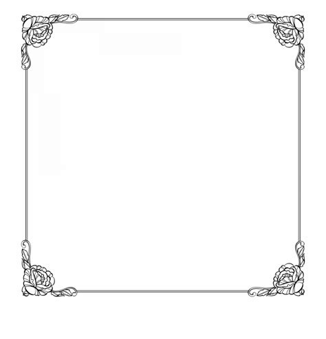 Black Certificate Borders And Frames