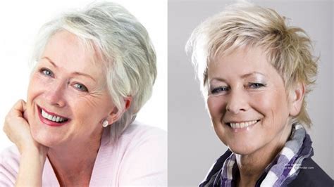 Rock that thick hair by scrunching in curls and older women with medium to long hair can easily fashion this soft look. Short Haircuts for Older Women Over 60 - HAIRSTYLES