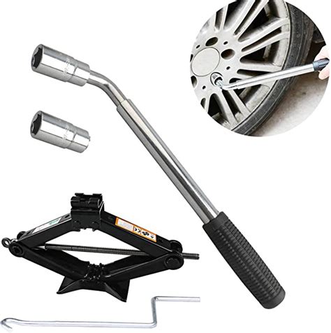 Spare Tire Changing Repair Tool Kit Universal Telescopic Extendable Wrench With Standard