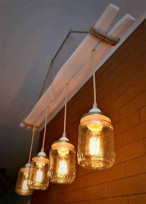 Pendant Light Of A Canning Jars Edison Light Mason Jar Etsy