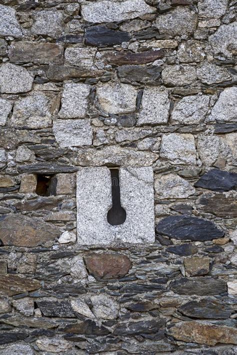 Loophole Of A Medieval Castle Stock Photo Image Of Stones Stone