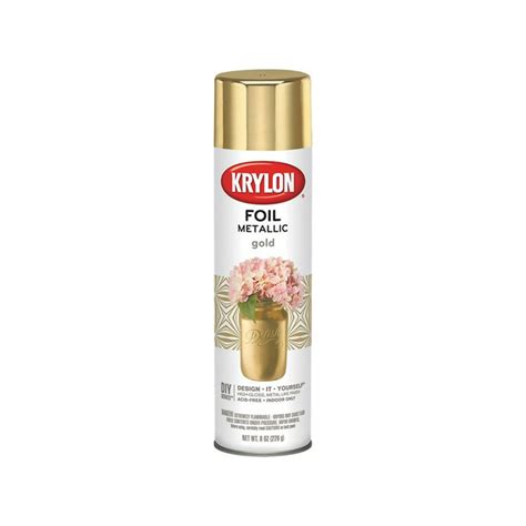 Krylon 8 Oz Foil Metallic Gold Spray Paint