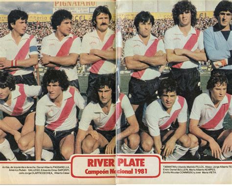 Archivo Futbolero On Twitter River Plate Campeón 1981 Daniel Pasarella Américo Gallego