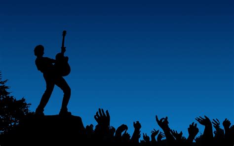 Free Download Silhouette Rock Concert Wallpaper Wallpaper
