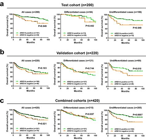 Kaplan Meier Curves Showing Overall Survival Of Patients With Gastric