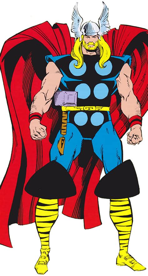 Thor Marvel Comics Avengers Simonson Era Thunder God