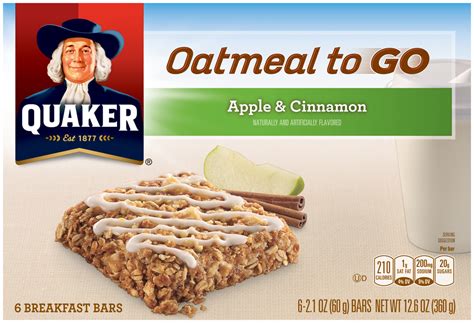 Spice up your morning with quaker protein instant oatmeal apples and cinnamon flavor. quaker apple and cinnamon oatmeal nutrition facts