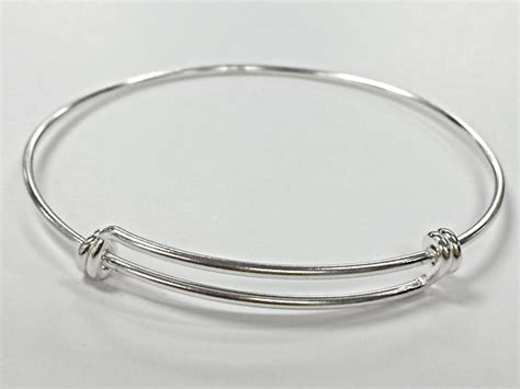 Sterling Silver Adjustable Bangle Bracelet Charm Factory
