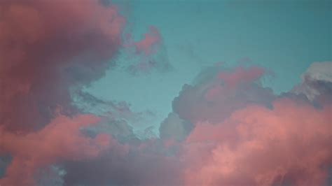 Download Wallpaper 2560x1440 Cloud Sky Pink Clouds