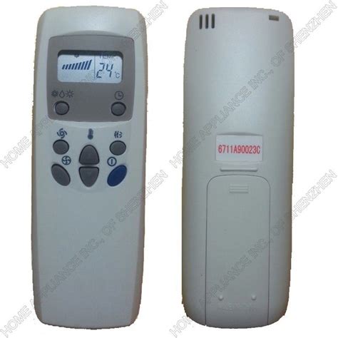 Lg Air Conditioner Remote Control Model 6711a90023c