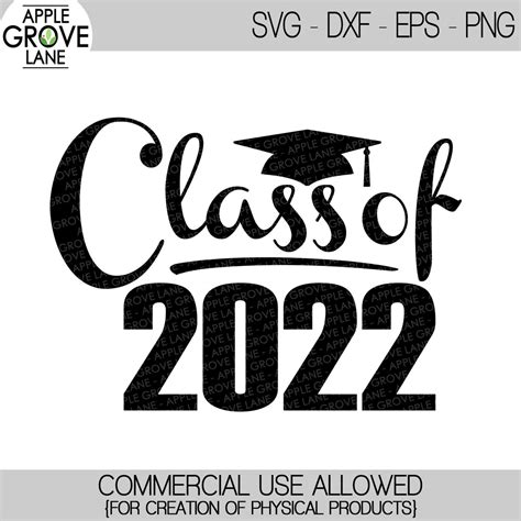 Senior 2022 Svg Graduation 2022 Class Of 2022 Svg Digital Etsy Gambaran