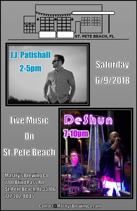 We also have a live beach camera available 24/7! Saturday Live Music on St. Pete Beach, St Petersburg ...