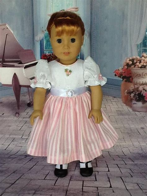 18 inch doll dress and half slip fits american girl dolls etsy 18 inch doll dress